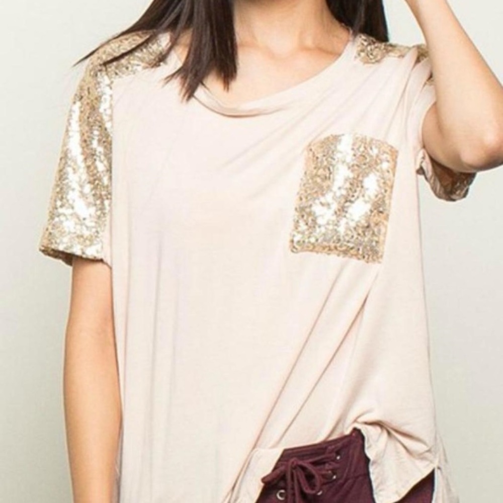 Pol Sequin Tee - image 1